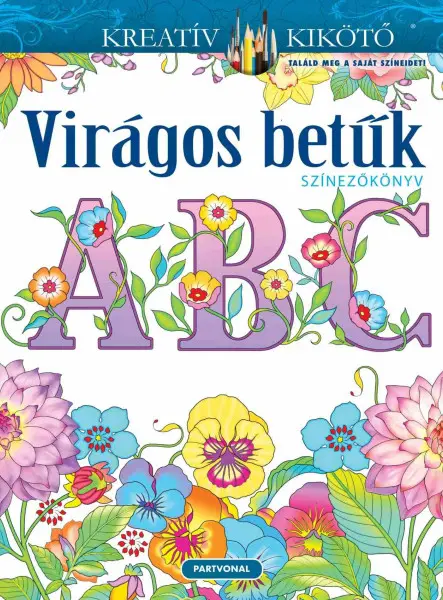 VIRÁGOS BETŰK - SZÍNEZŐKÖNYV