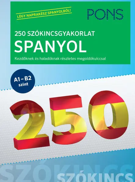 PONS 250 SZÓKINCSGYAKORLAT SPANYOL