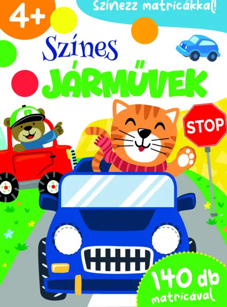 SZÍNES JÁRMŰVEK -  SZÍNEZZ MATRICÁKKAL - 140 DB MATRICÁVAL