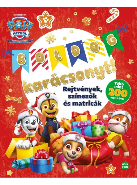 MANCS ŐRJÁRAT - BOLDOG KARÁCSONYT! - REJTVÉNYEK, SZÍNEZŐK ÉS MATRICÁK