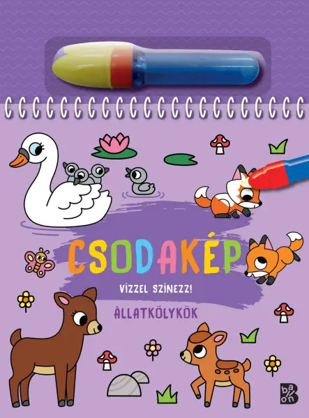 CSODAKÉP  - VÍZZEL SZÍNEZZ! - ÁLLATKÖLYKÖK