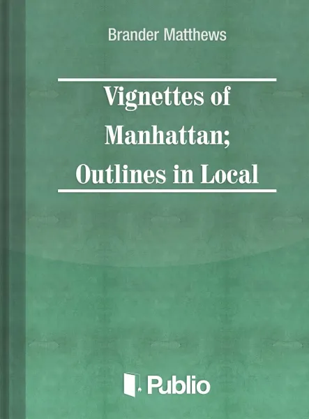 Vignettes of Manhattan Outlines in Local Color
