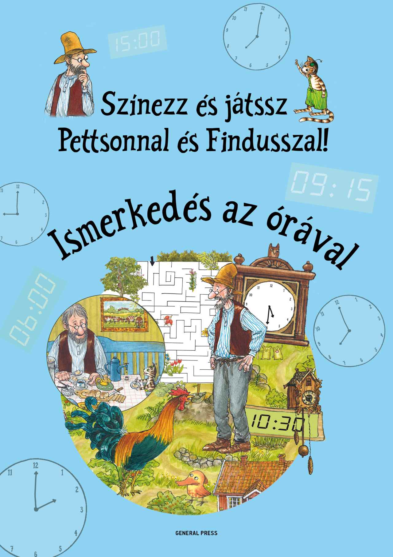 SZÍNEZZ ÉS JÁTSSZ PETTSONNAL ÉS FINDUSSZAL! - ISMERKEDÉS AZ ÓRÁVAL SZÍNEZZ ÉS JÁTSSZ PETTSONNAL ÉS FINDUSSZAL! - ISMERKEDÉS AZ ÓRÁVAL