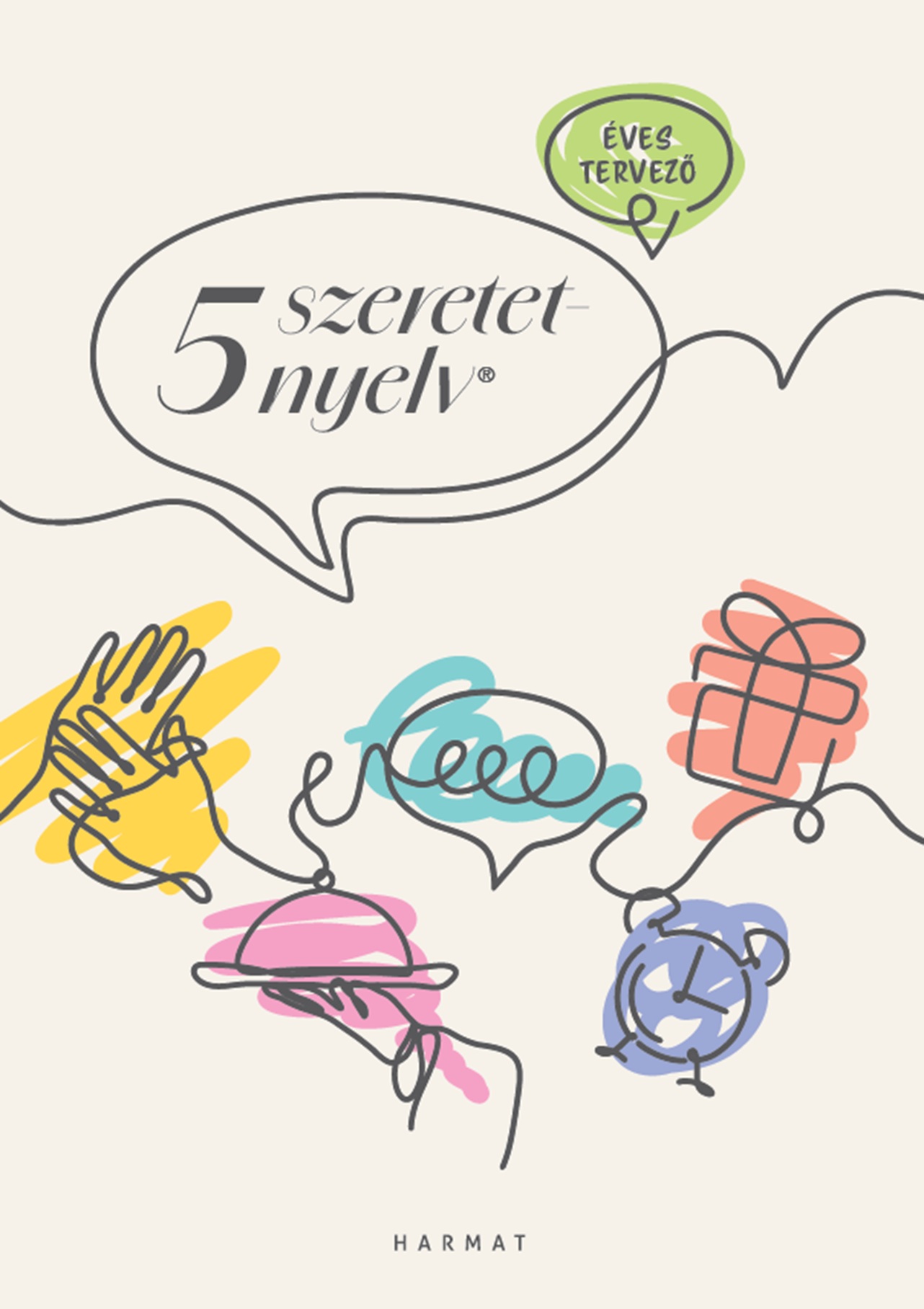 5 SZERETETNYELV - ÉVES TERVEZŐ (FEHÉR) 5 SZERETETNYELV - ÉVES TERVEZŐ (FEHÉR)