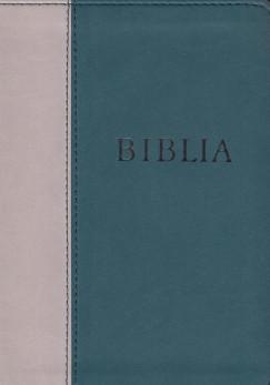 BIBLIA (REVIDEÁLT ÚJ FORDÍTÁS, PUHA TÁBLÁS, VARROTT, ZÖLD)