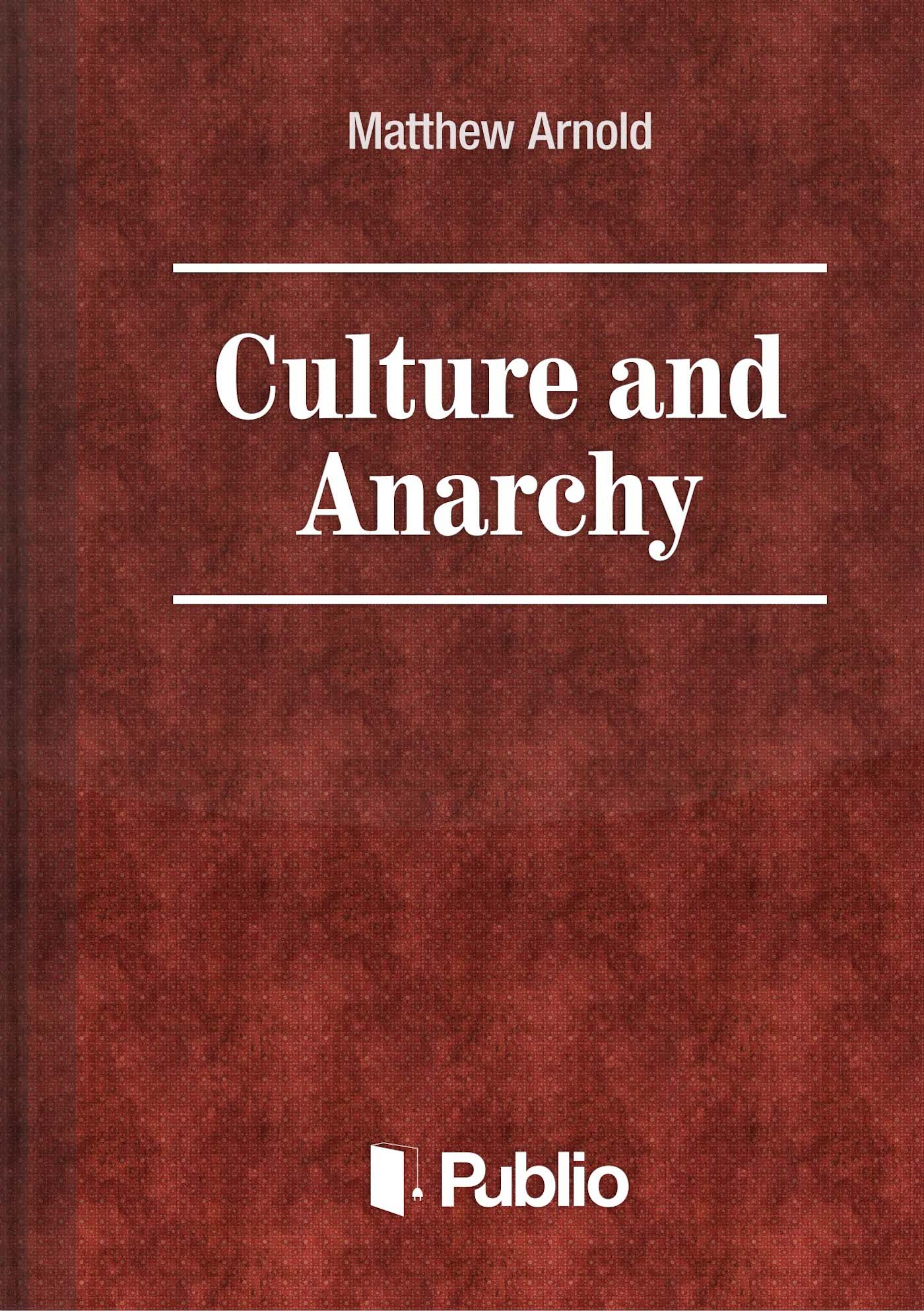 Culture and Anarchy Culture and Anarchy